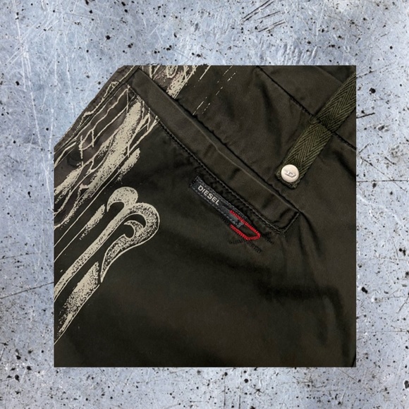 RARE Y2K Diesel Cyber Grunge Pants - Picture 3 of 9